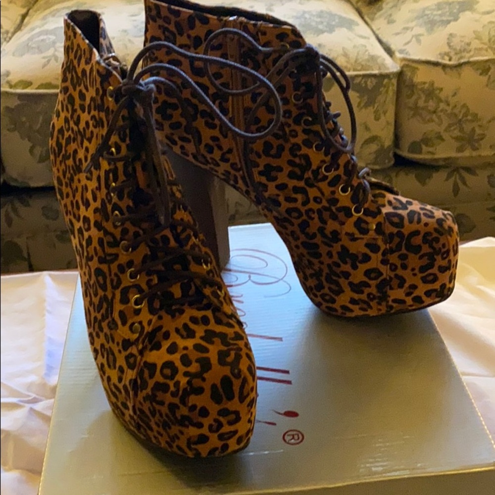 Breckells’s Leopard Boots